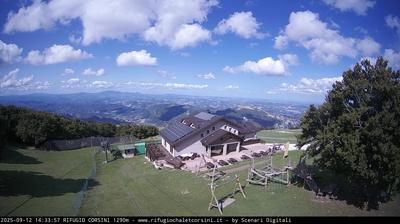 immagine della webcam nei dintorni di Montecalvo in Foglia: webcam Monte Nerone