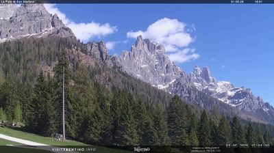 immagine della webcam nei dintorni di Primiero San Martino di Castrozza: webcam Pale di San Martino