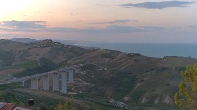 immagine della webcam nei dintorni di Morro d'Oro: webcam Foggetta