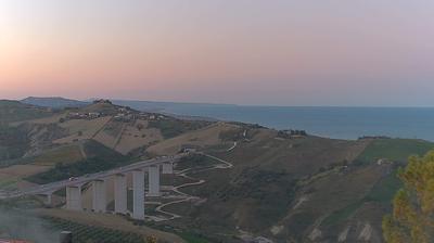immagine della webcam nei dintorni di Morro d'Oro: webcam Foggetta