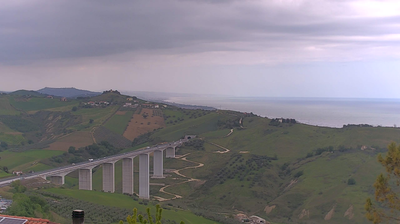 immagine della webcam nei dintorni di Castiglione Messer Raimondo: webcam Foggetta