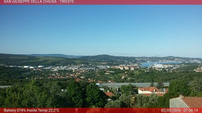 immagine della webcam nei dintorni di Muggia: webcam Basovizza