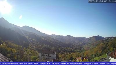 immagine della webcam nei dintorni di Brallo di Pregola: webcam Casella