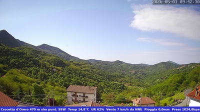 immagine della webcam nei dintorni di Brallo di Pregola: webcam Casella