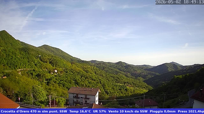 immagine della webcam nei dintorni di Carrega Ligure: webcam Casella