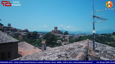 immagine della webcam nei dintorni di Marta: webcam Proceno