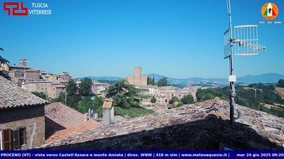 immagine della webcam nei dintorni di Capodimonte: webcam Proceno