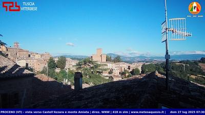 immagine della webcam nei dintorni di Manciano: webcam Proceno