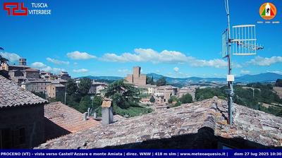 immagine della webcam nei dintorni di Lubriano: webcam Proceno