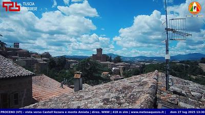 immagine della webcam nei dintorni di Bolsena: webcam Proceno