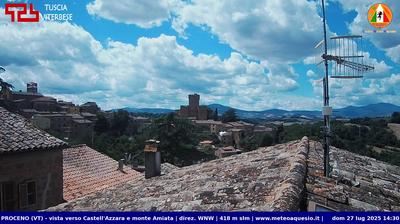 immagine della webcam nei dintorni di Fabro: webcam Proceno