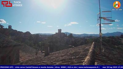 immagine della webcam nei dintorni di Castel del Piano: webcam Proceno