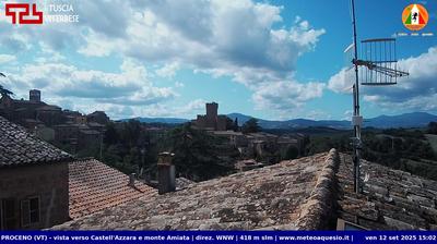 immagine della webcam nei dintorni di Sarteano: webcam Proceno