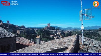 immagine della webcam nei dintorni di Manciano: webcam Proceno