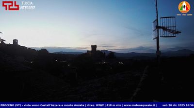 immagine della webcam nei dintorni di Valentano: webcam Proceno