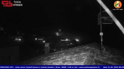immagine della webcam nei dintorni di Castell'Azzara: webcam Proceno