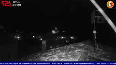 immagine della webcam nei dintorni di Monte Amiata: webcam Proceno