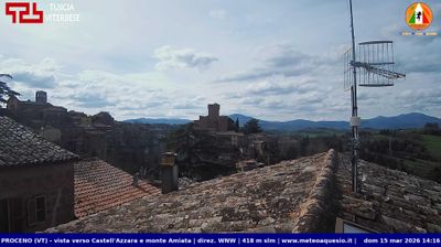 immagine della webcam nei dintorni di Piegaro: webcam Proceno
