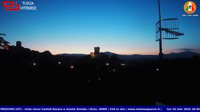 immagine della webcam nei dintorni di Manciano: webcam Proceno