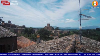 immagine della webcam nei dintorni di Acquapendente: webcam Proceno