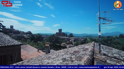 immagine della webcam nei dintorni di Castel Viscardo: webcam Proceno