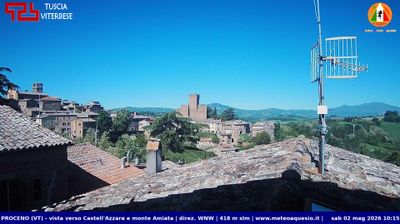 immagine della webcam nei dintorni di Sarteano: webcam Proceno