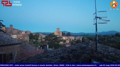 immagine della webcam nei dintorni di Capodimonte: webcam Proceno