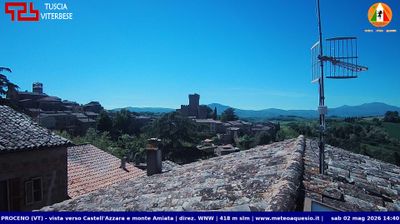 immagine della webcam nei dintorni di Gradoli: webcam Proceno