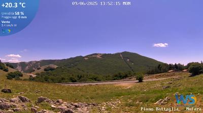 immagine della webcam nei dintorni di Alia: webcam Piano Battaglia