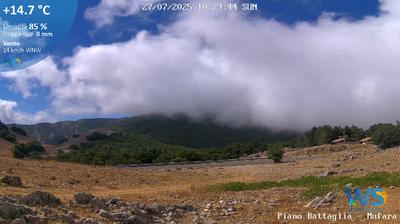 immagine della webcam nei dintorni di Castellana Sicula: webcam Piano Battaglia