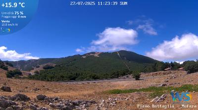 immagine della webcam nei dintorni di Termini Imerese: webcam Piano Battaglia