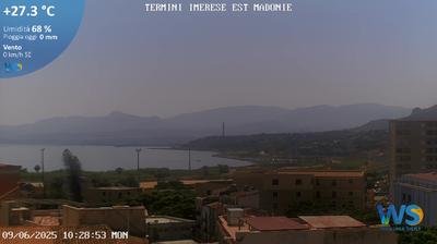 immagine della webcam nei dintorni di Castellana Sicula: webcam Termini Imerese