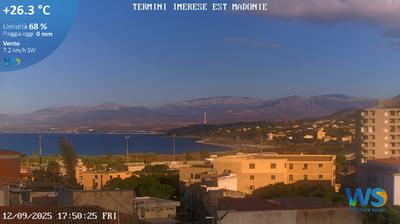 immagine della webcam nei dintorni di Caccamo: webcam Termini Imerese