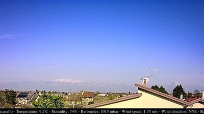 immagine della webcam nei dintorni di Lignano Sabbiadoro: webcam Casarsa della Delizia