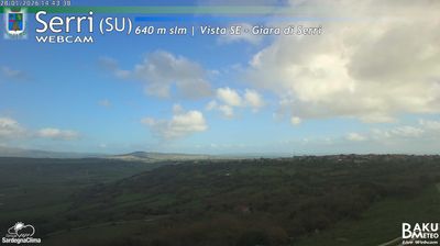 immagine della webcam nei dintorni di Villanova Tulo: webcam Serri