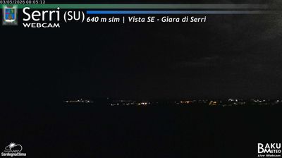 immagine della webcam nei dintorni di Villanova Tulo: webcam Serri