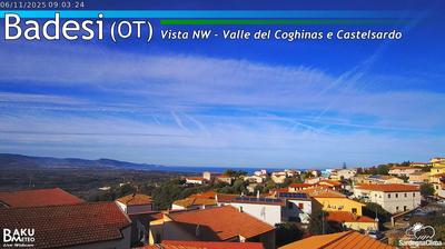 immagine della webcam nei dintorni di Trinità d'Agultu e Vignola: webcam Badesi