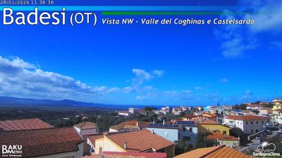immagine della webcam nei dintorni di Trinità d'Agultu e Vignola: webcam Badesi
