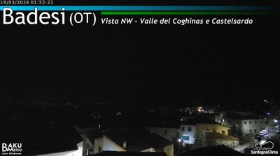 immagine della webcam nei dintorni di Trinità d'Agultu e Vignola: webcam Badesi