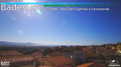 immagine della webcam nei dintorni di Trinità d'Agultu e Vignola: webcam Badesi