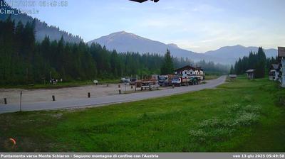 immagine della webcam nei dintorni di Forni Avoltri: webcam San Pietro di Cadore