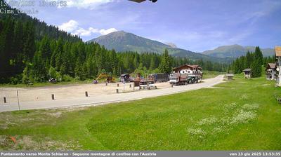 immagine della webcam nei dintorni di Calalzo di Cadore: webcam San Pietro di Cadore