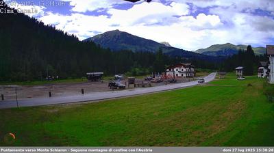 immagine della webcam nei dintorni di Monte Zoncolan: webcam San Pietro di Cadore