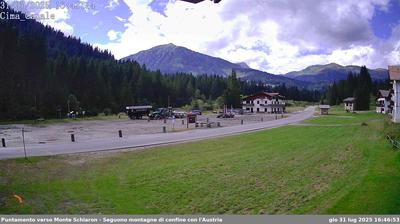 immagine della webcam nei dintorni di Monte Elmo: webcam San Pietro di Cadore