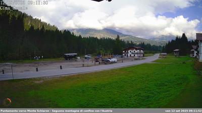 immagine della webcam nei dintorni di Cima Sappada: webcam San Pietro di Cadore