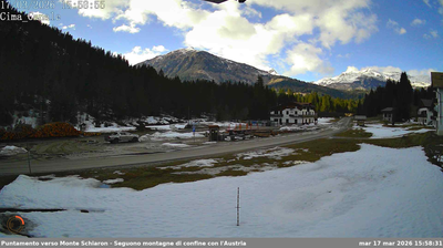 immagine della webcam nei dintorni di Ampezzo: webcam San Pietro di Cadore