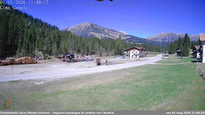 immagine della webcam nei dintorni di Monte Elmo: webcam San Pietro di Cadore