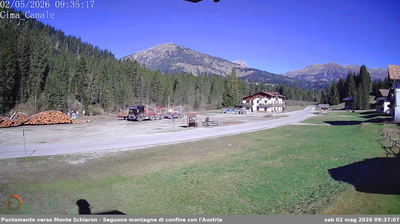 immagine della webcam nei dintorni di Cima Sappada: webcam San Pietro di Cadore
