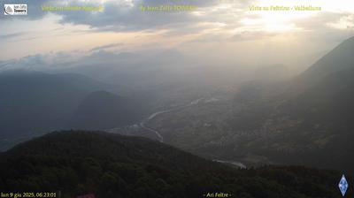 Preview delle webcam di Seren del Grappa › Nord-Est