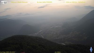 immagine della webcam nei dintorni di Pedavena: webcam Seren del Grappa